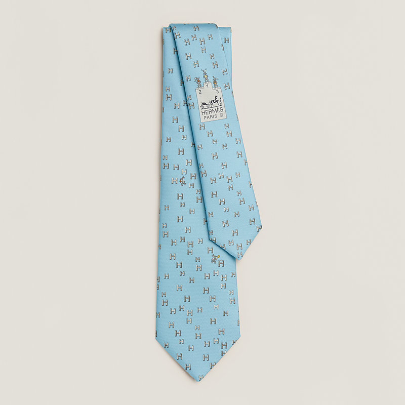 Hermes H silk neck tie menswear store